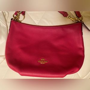 Pink coach purse